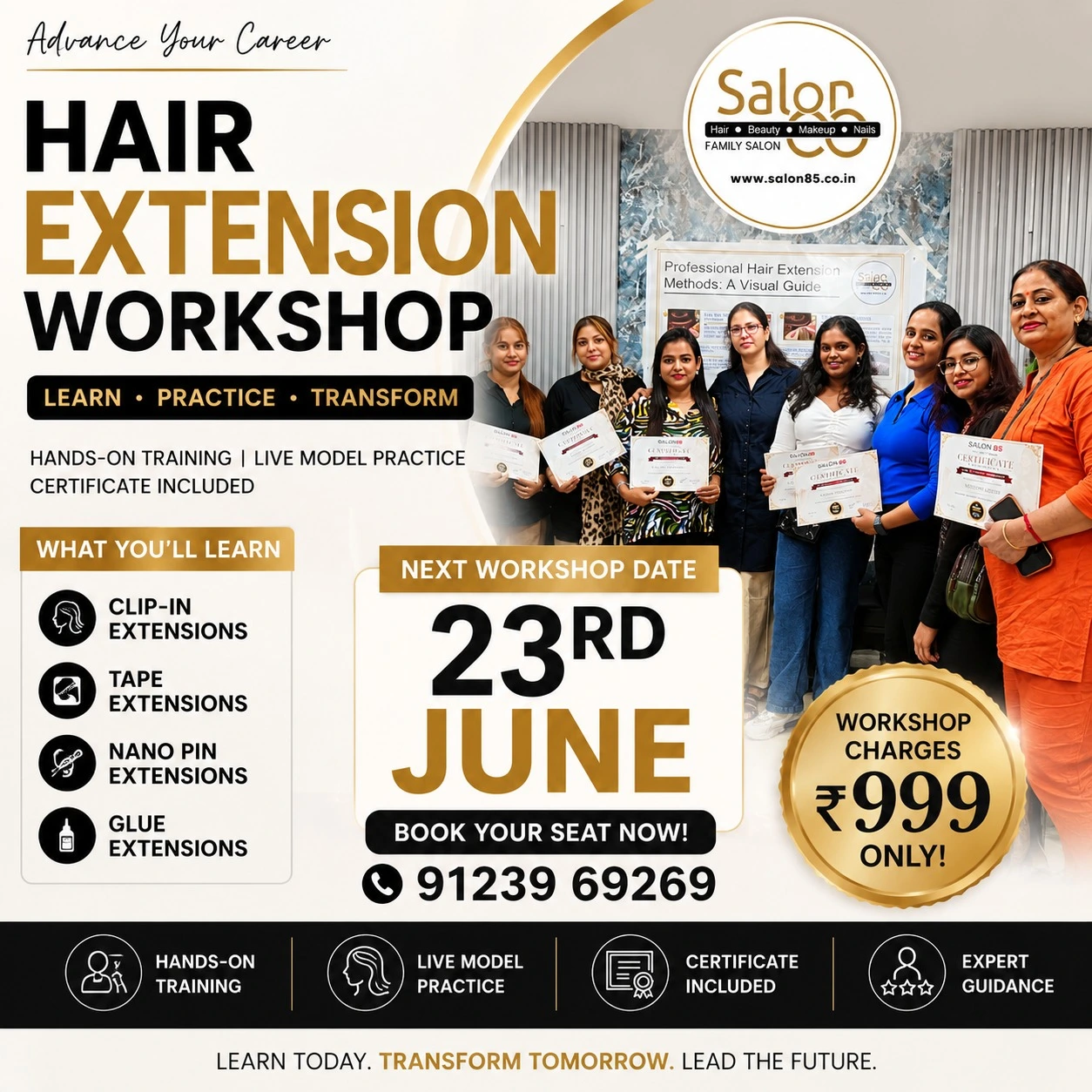 Hair Extension Workshop