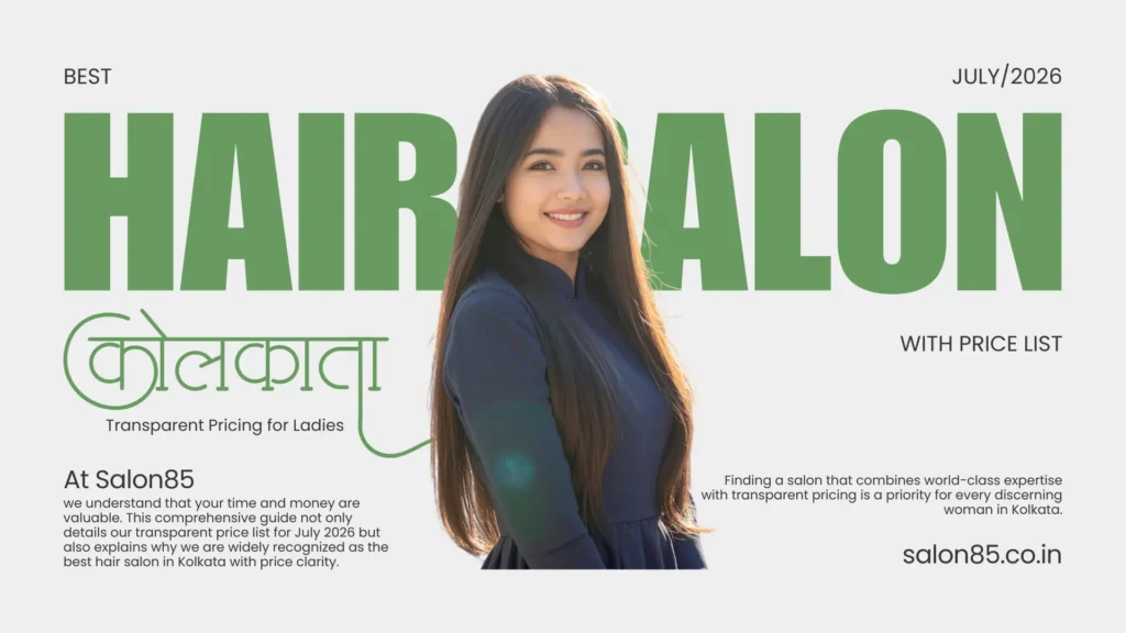Best Hair Salon in Kolkata with Price List Transparent Pricing for Ladies